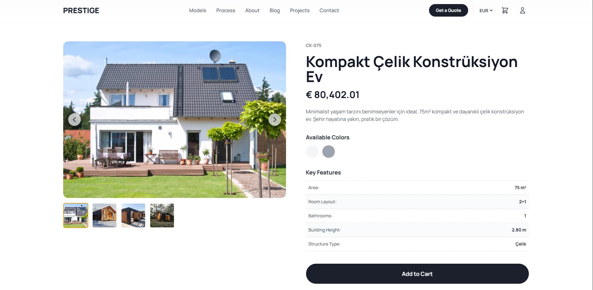 Prefabrik Ev Satış Platformu galeri görseli 7